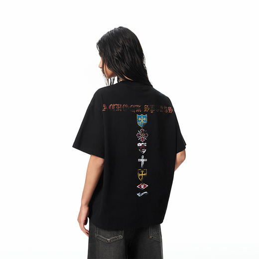 【Achock官方店】美式高街短袖T恤男女潮牌个性宽松打底上衣情侣 商品图1