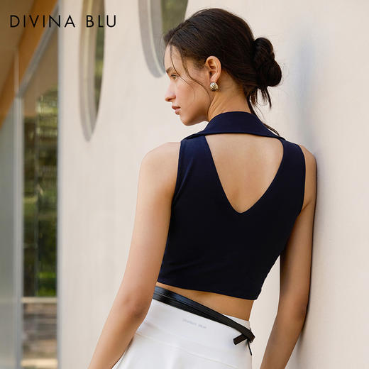 DIVINA BLU 东京系列 迪唯纳翻领背心99 商品图4