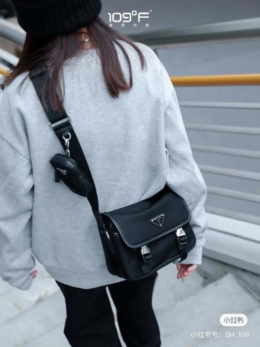 普拉达二合一新款邮差包，男女同款（CB） 商品图5