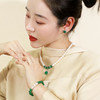珠御在殿·珍珠玉髓首饰套盒， 3A淡水珍珠，祖母绿玉髓，7A级玛瑙，经典不过时 商品缩略图0