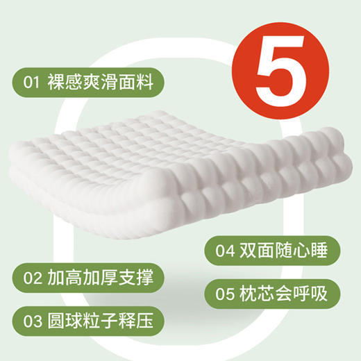 贝奇特乳胶泡泡枕2个装 果冻般软弹 睡得香 商品图1