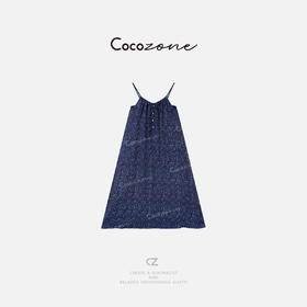 COCO ZONE 2025法式设计感气质显瘦吊带连衣裙CD1A0422