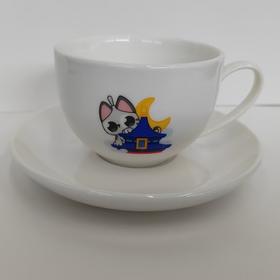 天坛定制250ml咖啡杯碟
（乳白色）