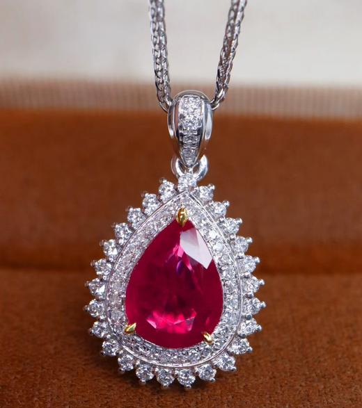1.1ct刻面红宝石吊坠 商品图1