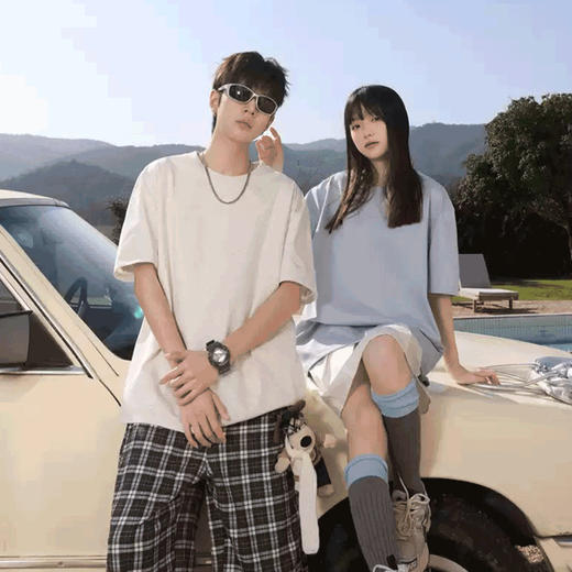 【99元3件，加购3件拍立减，单件不发货】240g竹节棉短袖，12色可选，新疆棉和竹纤维混纺，清凉会呼吸 商品图3