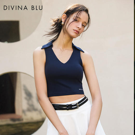 DIVINABLU东京系列迪唯纳翻领背心99 商品图6
