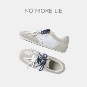 直述NOMORELIE 双色鞋带运动鞋