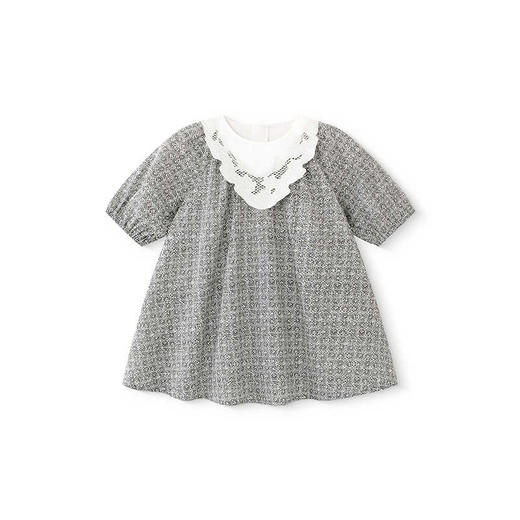 英氏女童连衣裙春夏轻薄碎花裙短袖女童纯棉连衣裙YRLCJ1R018A 商品图4