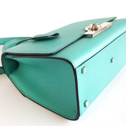 【95新】MOYNAT莫奈Rejane 中号湖蓝色银扣Rejane 26手提单肩包女士现售价：8200！160225NJS15 商品图6