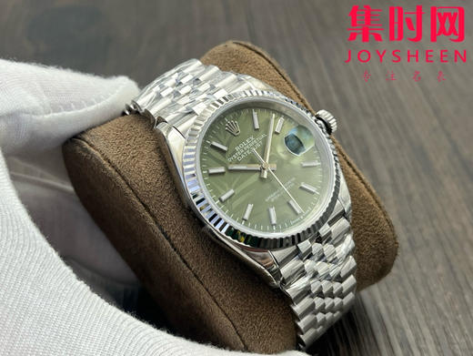 劳力士 VS日志36系列 棕榈叶 中性腕表 3235机 五珠带 表径36mm 商品图3