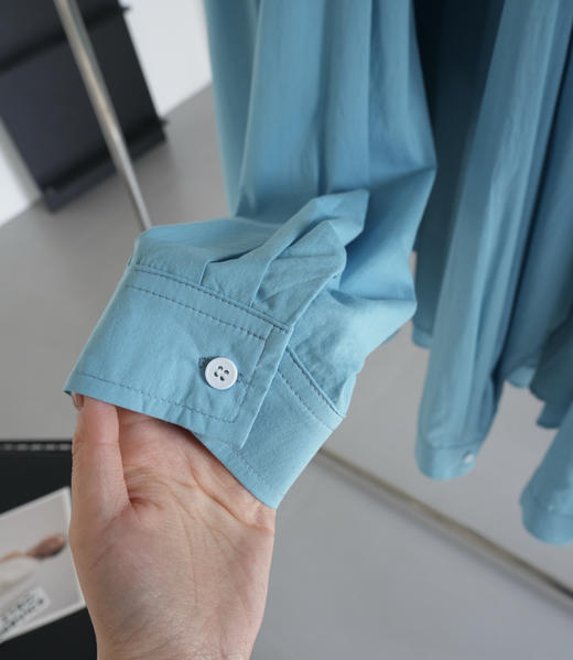 湖蓝衬衫（锁 商品图2