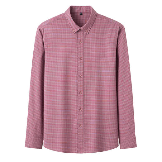 【莱赛尔棉】罗蒙男士长袖衬衫经典细格时尚百搭舒适通勤上班男衬衫休闲好穿衬衣 商品图2