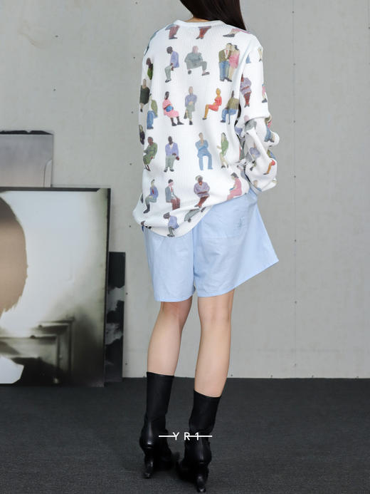 JW Anderson | 蓝色抽绳短裤 商品图2