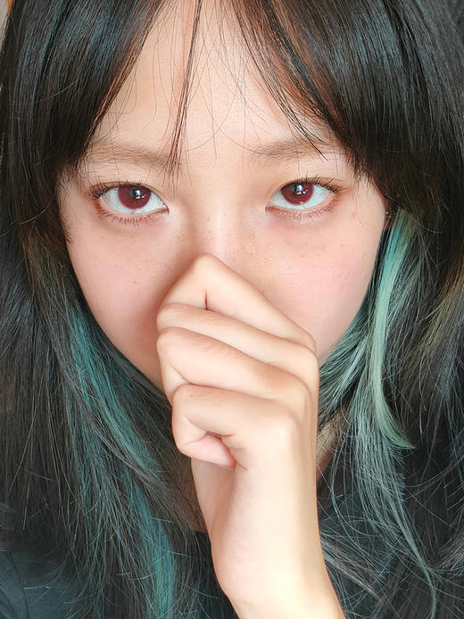 Kira Fairy半年抛 · 纯爱梨涡&水月蓝&清晨她叙｜14.0mm白狮参考着色中等直径  韩产2片 商品图8