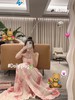金蘑菇菇 无尽夏 大美人zim花花裙 / 氛围感温柔花卉吊带连衣裙夏 商品缩略图0