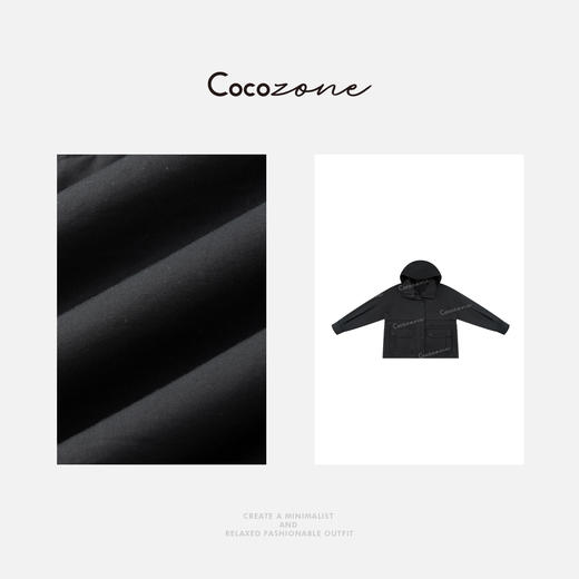 COCO ZONE 2025春季新款收腰显瘦连帽女式外套CD1A0446 商品图2