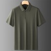 【棉质】【DDS】大依优型大码短袖POLO衫半袖拉链领t恤上衣男士加肥大码棉质胖子休闲 商品缩略图2