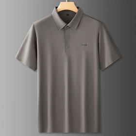 【冰丝无痕】【DDS】大依优型大码男装短袖POLO衫冰丝无痕半袖T恤衫加肥加大胖子运动休闲