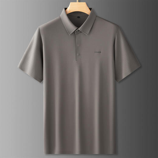【冰丝无痕】【DDS】大依优型大码男装短袖POLO衫冰丝无痕半袖T恤衫加肥加大胖子运动休闲 商品图0