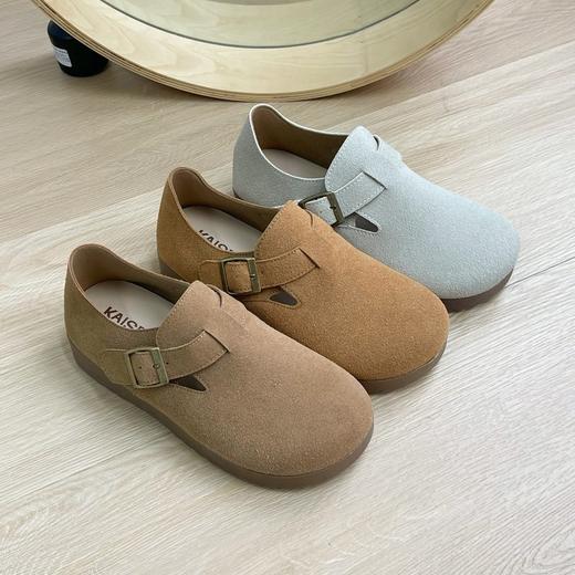 意大利凯撒KAISER 松弛感复古勃肯鞋厚底 懒人一脚蹬 商品图5