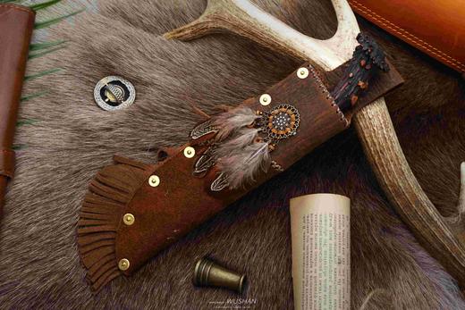 三希堂  现代刀系列  印第安大马小直  未开刃 商品图7