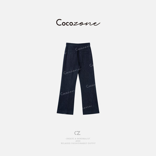 COCO ZONE 25早春新款复古水洗显瘦牛仔裤ACD1A0398 商品图1