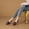 【预售5天】优雅气质休闲舒适单鞋春秋季新款尖头粗跟高跟鞋系带乐福鞋女HY&H3593 商品缩略图4