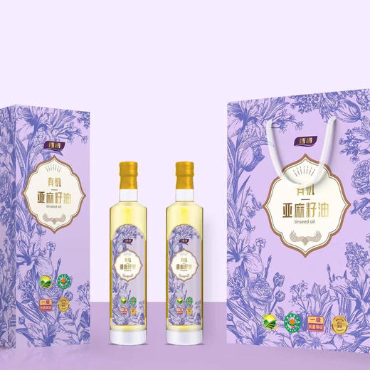 卡尔维娅  有机亚麻籽油（典雅）简装礼盒 商品图0