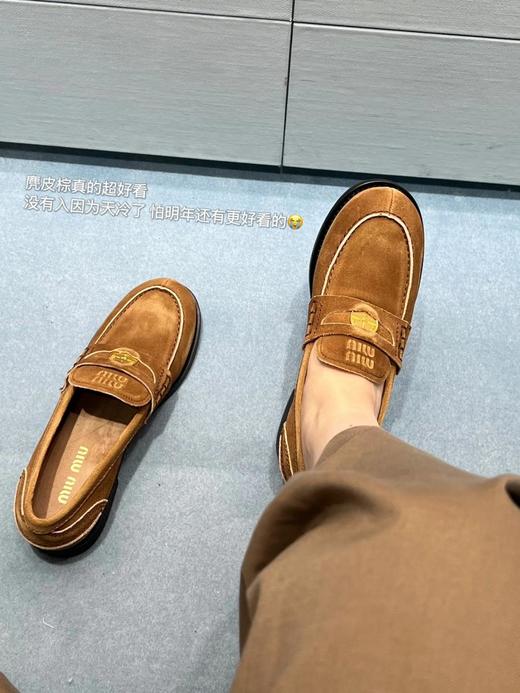 缪缪硬币经典乐福鞋搭配制服风行美国校园（HC） 商品图7