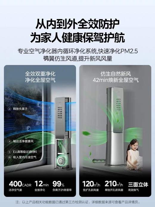 KFR-72LW/T5 变频 柜机套机 榭湖银 美的 商品图3