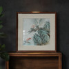 非遗传人吴志明亲工居山青绿山水瓷板画摆件 商品缩略图0