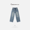 COCO ZONE 2025新款做旧水洗猫须百搭牛仔裤CD1A0486 商品缩略图0