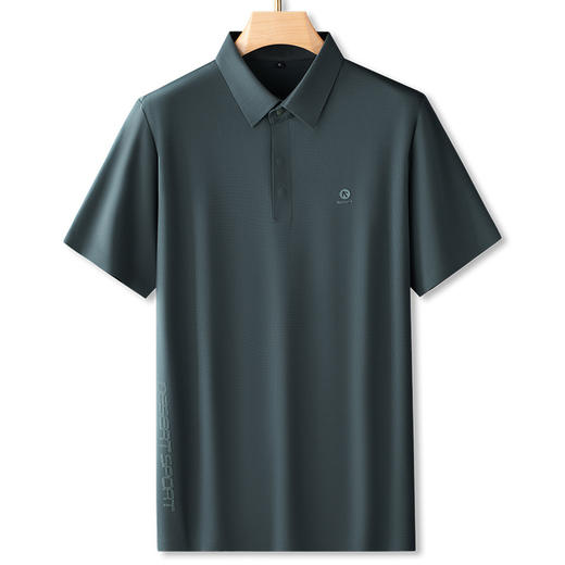 【高弹】【DDS】大依优型大码短袖Polo衫高弹力半袖体恤男加大号夏季冰丝凉感上衣肥佬大码 商品图4