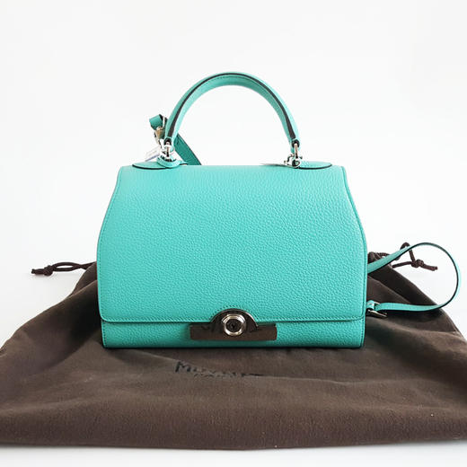 【95新】MOYNAT莫奈Rejane 中号湖蓝色银扣Rejane 26手提单肩包女士现售价：8200！160225NJS15 商品图1