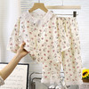 【轻薄透气，清新靓丽空调服~】女童睡衣 儿童春秋夏长袖薄款家居服 女孩宝宝时光棉 韩版空调服套装-QQ 商品缩略图9