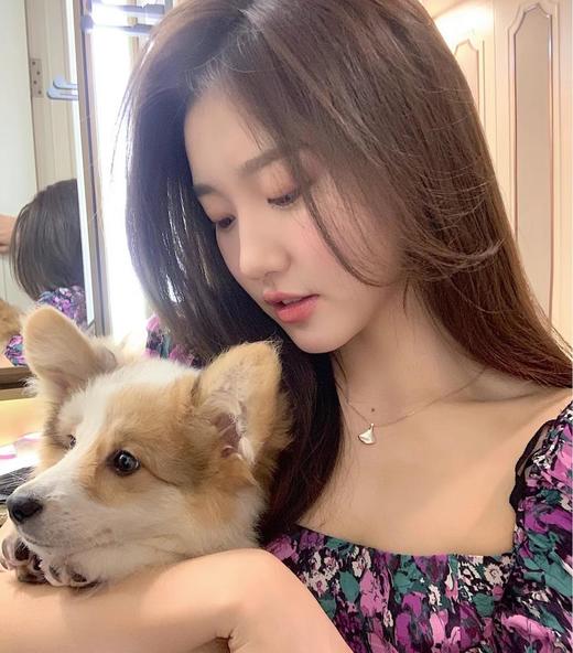 宝格丽新款裙子项链现货不多通体V金材质配天然玉髓深海蝶贝！（XTY） 商品图2