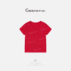 COCO ZONE 25春夏新款简约V领贴布口袋短袖T恤ACD2A0437 商品缩略图1
