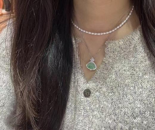 【超模君精选】米粒珍珠项链3-4mm 妥妥好珠光！线下款非线上款！ 商品图0