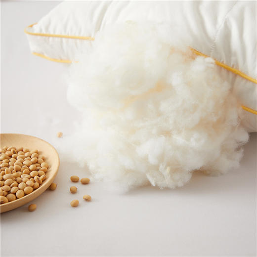 自然醒A类萌小豆亲子枕全棉大豆纤维枕头枕芯儿童学生宿舍护颈椎助睡眠一对装家用颈椎枕XK 商品图3