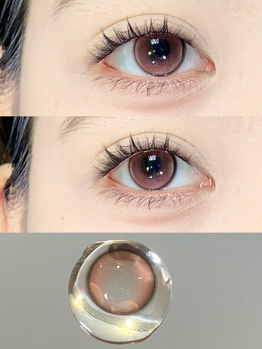 Kira Fairy半年抛 ·鹿仙贝&水光驼铃&络色樱｜14.2mm白狮参考着色中等直径 韩产2片 商品图1