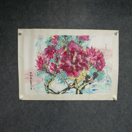 林顺文《花鸟之十八》国画69CM*46CM约3平尺手绘纸本宣纸作品【原作编号GH0432】 商品图2