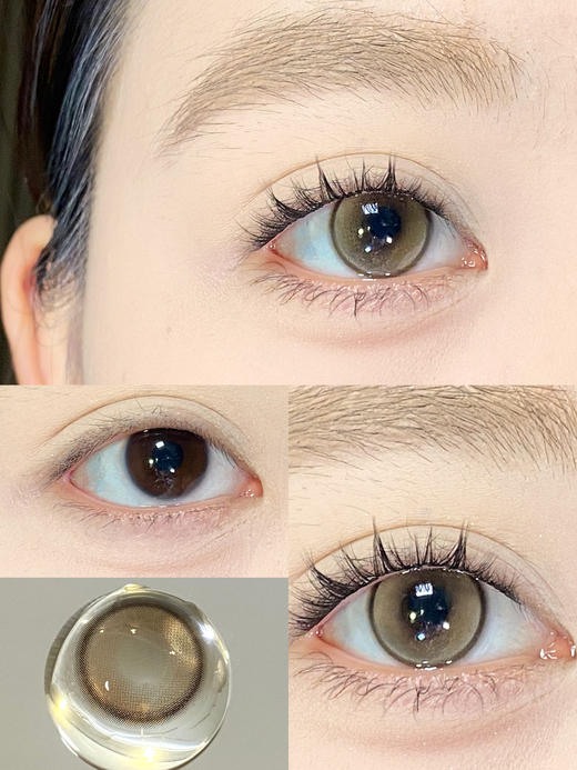 Kira Fairy半年抛 ·鹿仙贝&水光驼铃&络色樱｜14.2mm白狮参考着色中等直径 韩产2片 商品图11