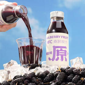 厚珍万物 非浓缩鲜榨桑葚原汁不加水 纯鲜果原榨果汁含量100%新鲜果蔬汁 0添加0脂肪健康无负担