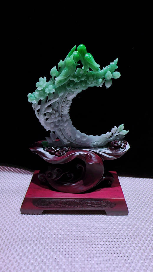 620890翡翠摆件【喜上眉梢】 商品图4