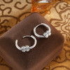 子佩集S925银【温柔晚晚】耳环【EZ-1587】纯银原创2扣环圆环2502 商品缩略图3