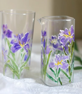 文创主题-彩绘玻璃杯