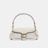 【品牌授权】【礼盒礼袋】COACH蔻驰包包女士 tabby 26白金酒神斜跨包波士顿中号枕头经典拼色手提包老花水桶包单肩斜跨手提包 商品缩略图1