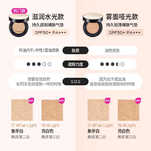 郑瑄茉持久气垫滋润水光版17#14g×2 跨境购 商品图2