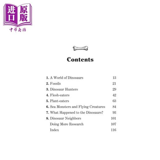 【中商原版】Magic Tree House Fact Tracker 1 Dinosaurs 神奇树屋小百科1 英文原版进口图书 神奇树屋 小初文学英语课外阅读 商品图1
