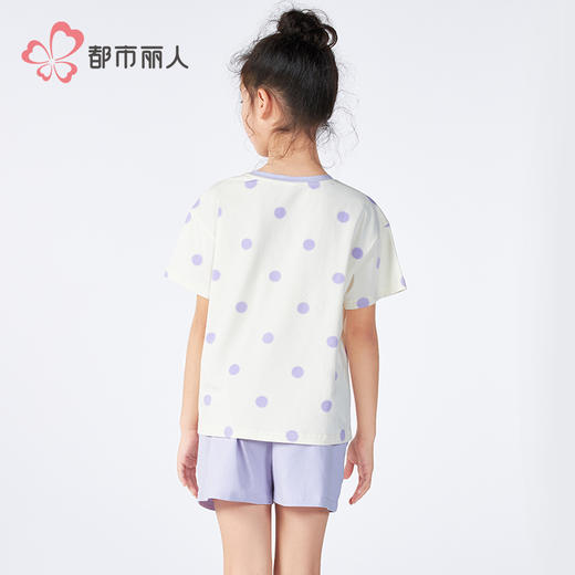 都市丽人超值精选童装正价棉质短袖套装薄40支TC拉架短袖类JHH9B2 商品图6
